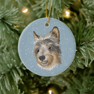 Yorkshire Terrier  Ceramic Ornament