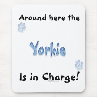 Yorkshire Terrier Charge Mouse Pad