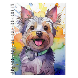 Yorkshire Terrier Chien Carnet Spiral