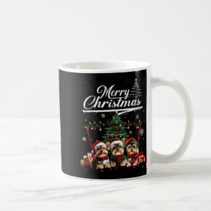 Yorkshire Terrier Christmas Tree Decorations Dog L Coffee Mug