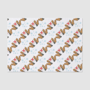 Yorkshire Terrier Christmas Wrapping Tissue Paper