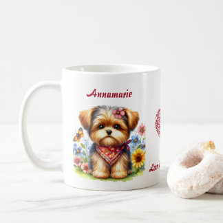 Yorkshire Terrier Custom Name Love You Fur-eve Coffee Mug