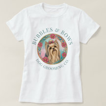 Yorkshire Terrier Cute Dog Grooming Workwear