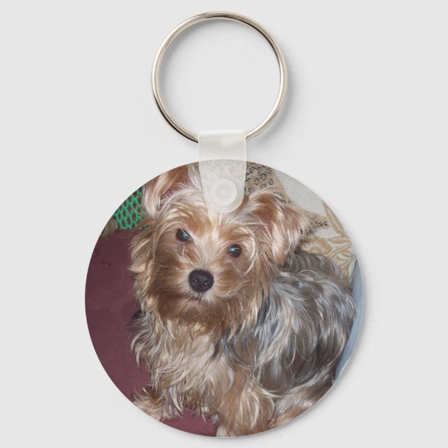Yorkshire terrier cute keyring (Front)