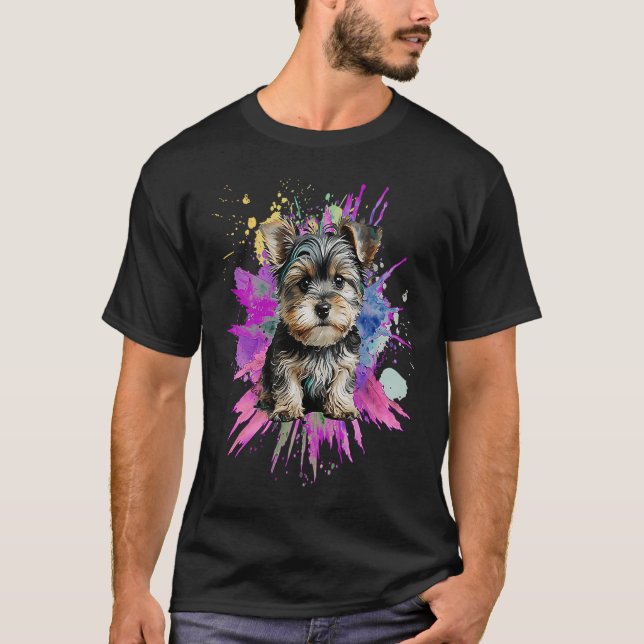 Yorkshire Terrier Cutest Yorkie T-Shirt (Front)
