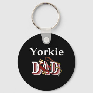 yorkshire terrier dad Keychain