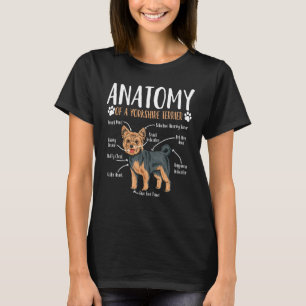 Yorkshire Terrier Dog Anatomy T-Shirt