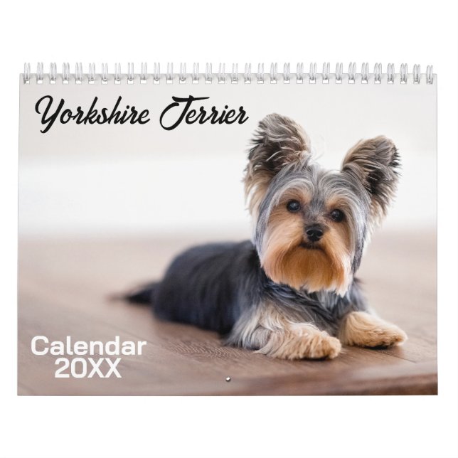 Yorkshire Terrier Dog Calendar 2026 (Cover)