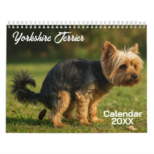 Yorkshire Terrier Dog Calendar 2026