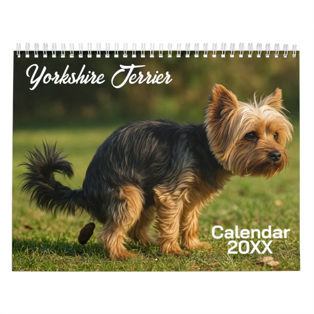 Yorkshire Terrier Dog Calendar 2026 (Cover)