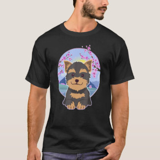 Yorkshire Terrier Dog Cute Puppy Pet Famil T-Shirt