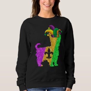 Yorkshire Terrier Dog Dad Mom Lover Funny Mardi Gr Sweatshirt