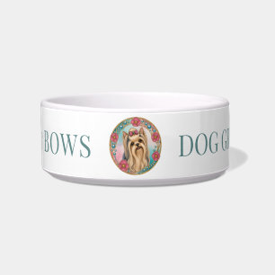 Yorkshire Terrier Dog Grooming Salon Water Bowl