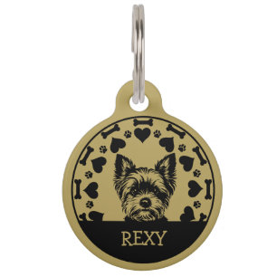 Yorkshire Terrier Dog Owner Pet Tag