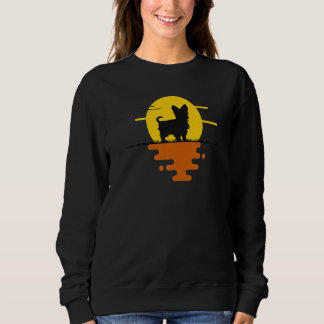 Yorkshire Terrier Dog Retro 20 Sweatshirt