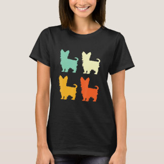 Yorkshire Terrier Dog Retro Yorkie Vintage Dog T-Shirt