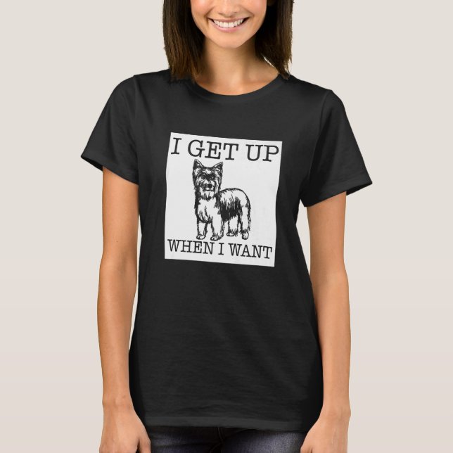 Yorkshire Terrier  dog T-Shirt (Front)