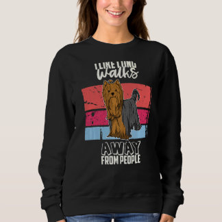 Yorkshire Terrier Dog Vintage 30 Sweatshirt