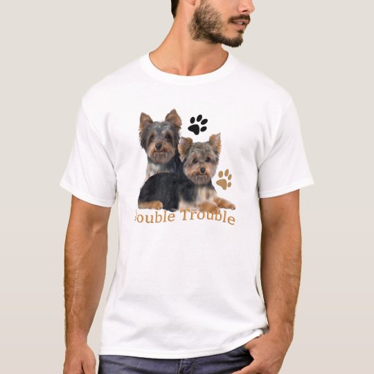 Yorkshire Terrier Double Trouble Apparel T-Shirt