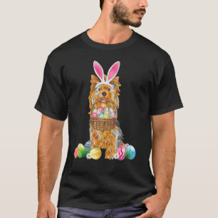 Yorkshire Terrier Easter Day Bunny Eggs Easter Cos T-Shirt