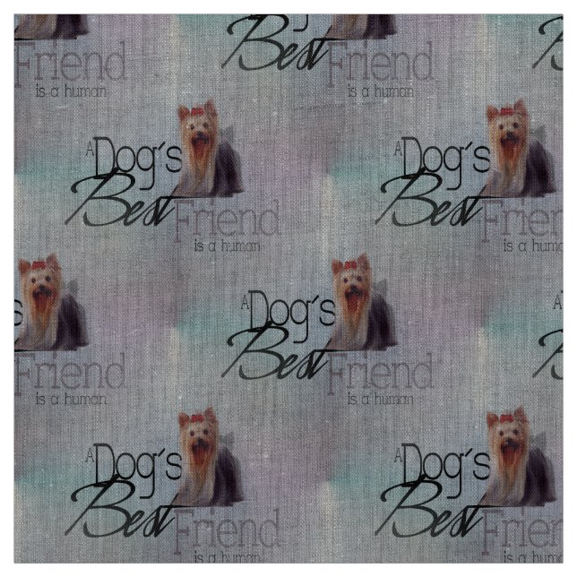 Yorkshire Terrier Fabric (Swatch)