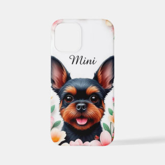 🐶🌸 Yorkshire Terrier Floral Elegance ✨ Charming  iPhone 12 Mini Case