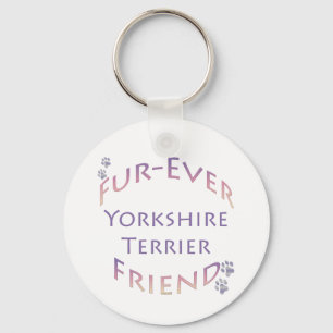 Yorkshire Terrier Furever Friend Keychain