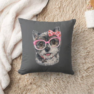 Yorkshire Terrier Gift for Dog Lovers Throw Pillow