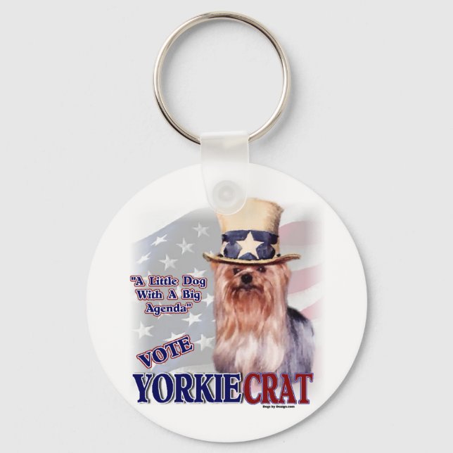 Yorkshire Terrier Gifts Keychain (Front)
