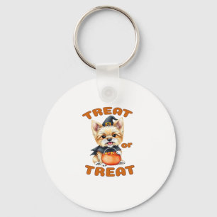 Yorkshire Terrier Halloween Dog Costume �Treat or  Keychain
