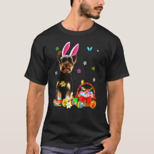 Yorkshire Terrier Happy Easter Dog T-Shirt