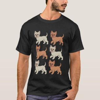 Yorkshire Terrier Illustration Cute Yorkie T-Shirt