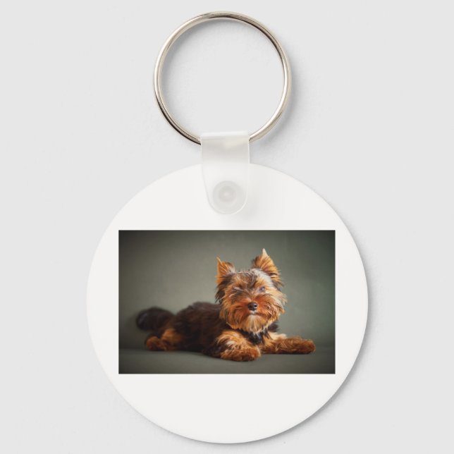 Yorkshire Terrier Keychain (Front)