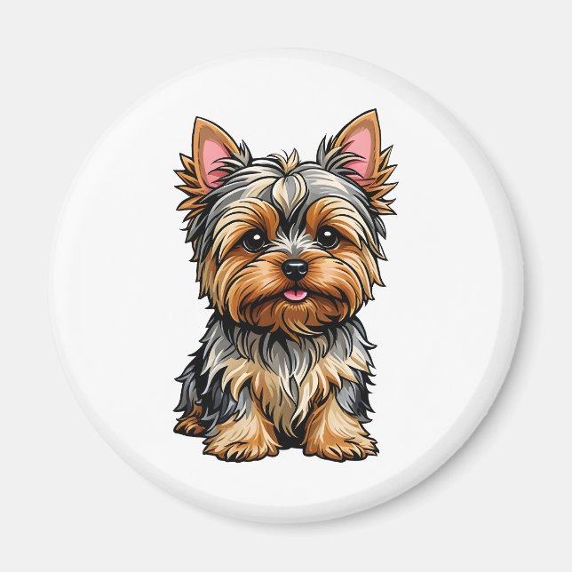 Yorkshire Terrier Magnet (Front)