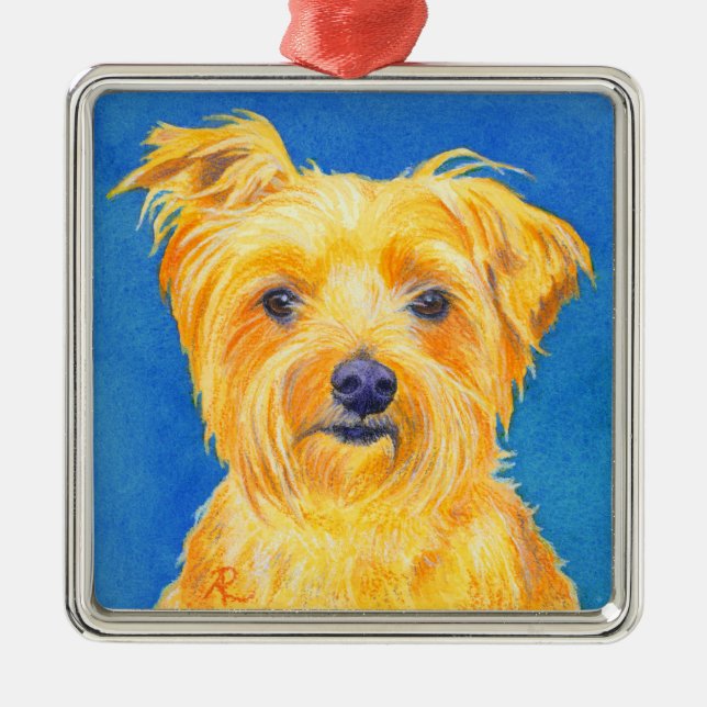 Yorkshire Terrier Ornament - "Sammy" (Front)