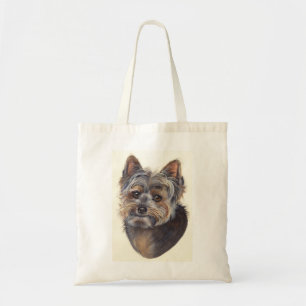 Yorkshire Terrier Painted in Watercolour Tote Bag