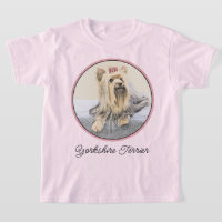 Yorkshire Terrier Painting - Cute Original Dog Art