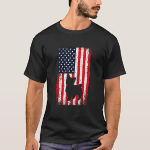 Yorkshire Terrier Patriot Veteran July 4 T-Shirt