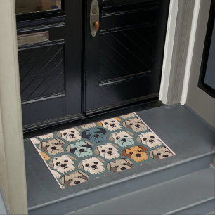 Yorkshire Terrier Pattern Doormat
