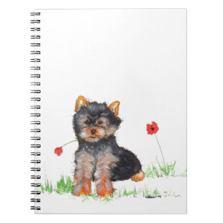 Yorkshire terrier pup notebook