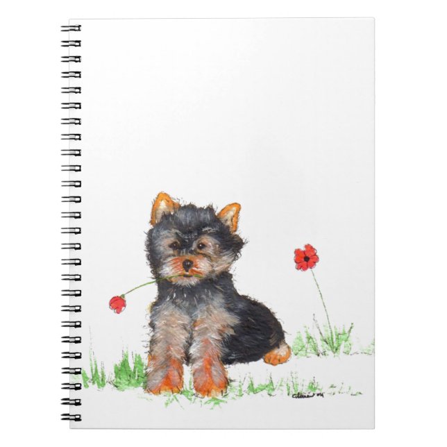 Yorkshire terrier pup notebook (Front)