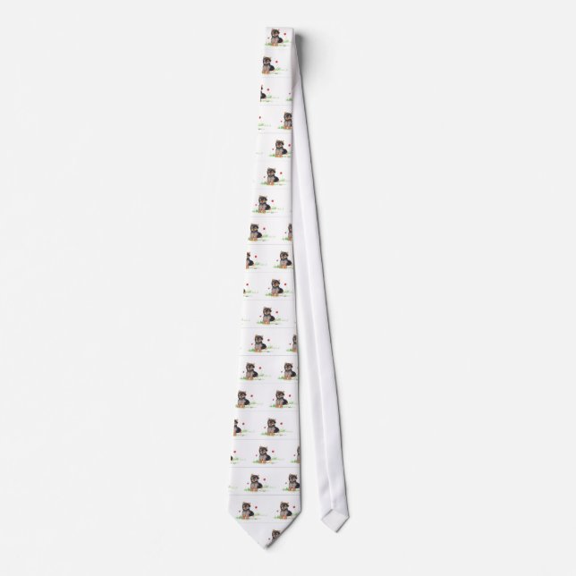 Yorkshire terrier pup tie (Front)