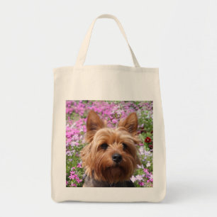 Yorkshire Terrier  Puppy Dog Grocery Totebag Tote Bag