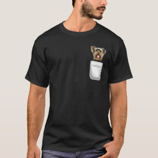 Yorkshire Terrier Puppy Dog In Your Pocket T-Shirt