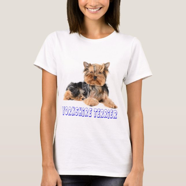 Yorkshire Terrier Puppy Dog Women's Canine Tee (Front)