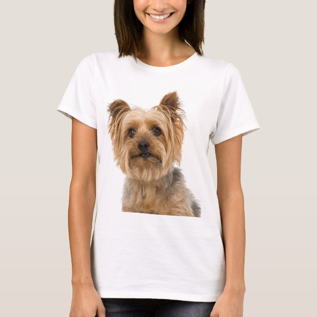 Yorkshire Terrier Puppy Dog Women's Tee Shirt (Front)