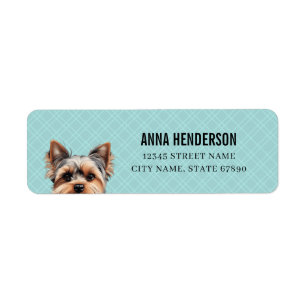 Yorkshire Terrier Return Address Labels