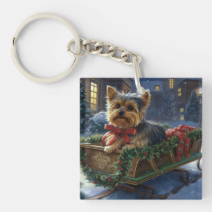 Yorkshire Terrier Saison de Noël festive