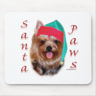 Yorkshire Terrier Santa Paws Mouse Pad