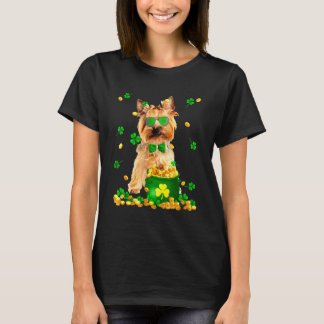 Yorkshire Terrier Stpatricks Day Dog Dad Dog Mom T-Shirt